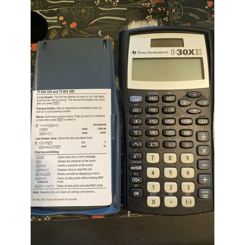Texas Instruments Ti-30x IIS Scientific Calculator Handheld